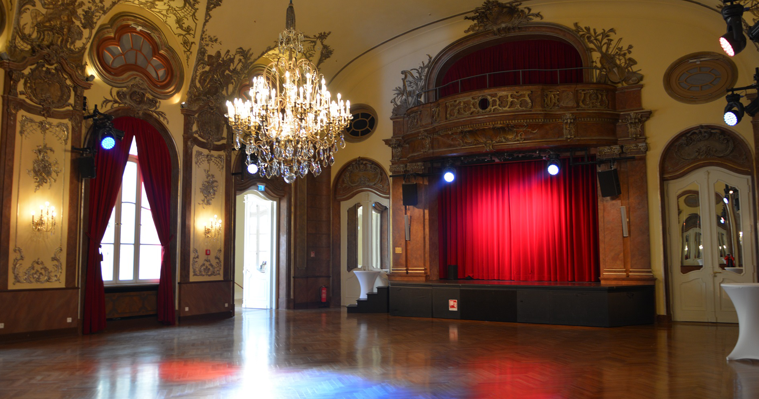 Das barocke Schmuckstück im Herzen Münchens. Der Silbersaal ist denkmalgeschützt.